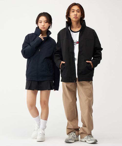 TOMMY HILFIGER(トミーヒルフィガー)の「【オンライン限定】スタンドカラーブルゾン/ REGATTA JACKET(ブルゾン・メンズ・ブラック/ネイビー・LARGE/SMALL/X-LARGE/MEDIUM)」の8枚目の写真