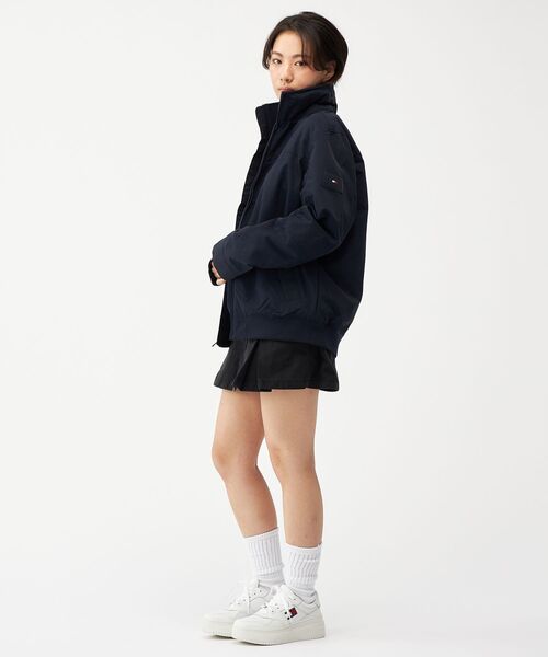 TOMMY HILFIGER(トミーヒルフィガー)の「【オンライン限定】スタンドカラーブルゾン/ REGATTA JACKET(ブルゾン・メンズ・ブラック/ネイビー・LARGE/SMALL/X-LARGE/MEDIUM)」の12枚目の写真