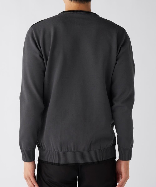 Kappa（カッパ）の「【Kappa/カッパ】ストライプVネックセーター　ゴルフ（ニット/セーター・メンズ・ホワイト/ブラック・XX-LARGE/LARGE/X-LARGE）」の17枚目の写真