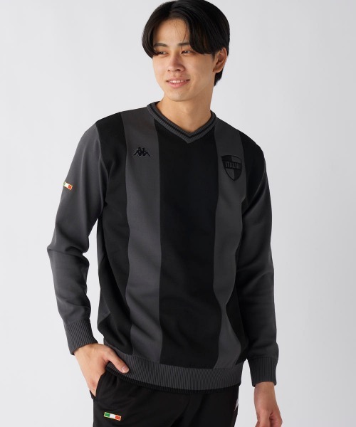 Kappa（カッパ）の「【Kappa/カッパ】ストライプVネックセーター　ゴルフ（ニット/セーター・メンズ・ホワイト/ブラック・XX-LARGE/LARGE/X-LARGE）」の20枚目の写真