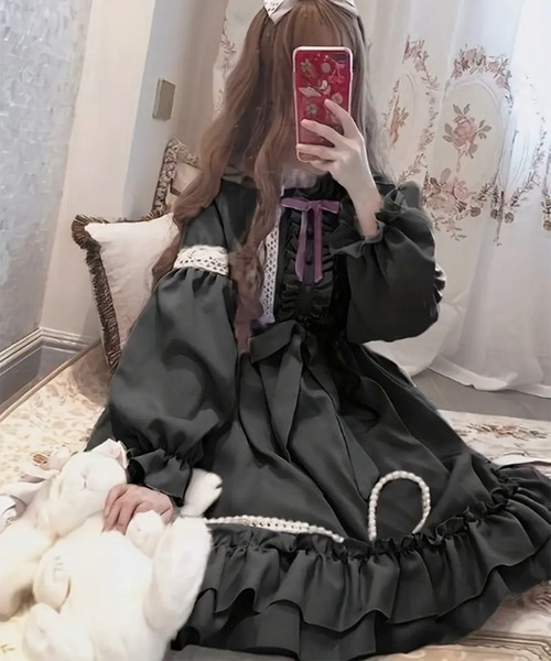 セール】10D47-TJ クラシカルドール ワンピース ゴスロリ ロリータ