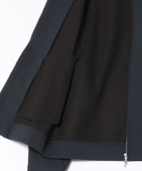 TAKA-Q（タカキュー）の「【ストレッチ ウォッシャブル】タカキュー カットツイル スタンドZIPアウター(セットアップ可能)（セットアップ・メンズ・ブラウン/ネイビー/ブラック・MEDIUM/LARGE/X-LARGE）」の5枚目の写真