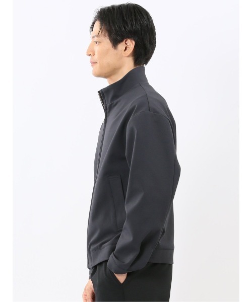 TAKA-Q（タカキュー）の「【ストレッチ ウォッシャブル】タカキュー カットツイル スタンドZIPアウター(セットアップ可能)（セットアップ・メンズ・ブラウン/ネイビー/ブラック・MEDIUM/LARGE/X-LARGE）」の7枚目の写真