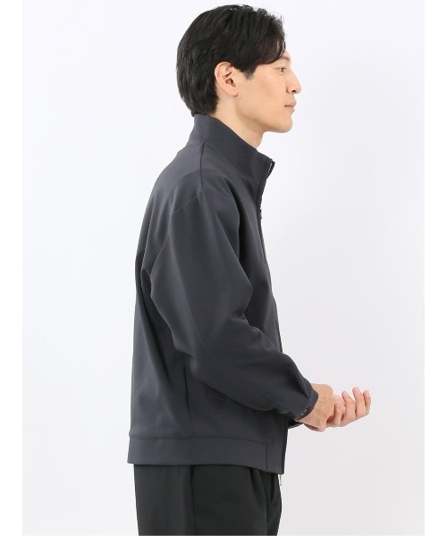 TAKA-Q（タカキュー）の「【ストレッチ ウォッシャブル】タカキュー カットツイル スタンドZIPアウター(セットアップ可能)（セットアップ・メンズ・ブラウン/ネイビー/ブラック・MEDIUM/LARGE/X-LARGE）」の9枚目の写真