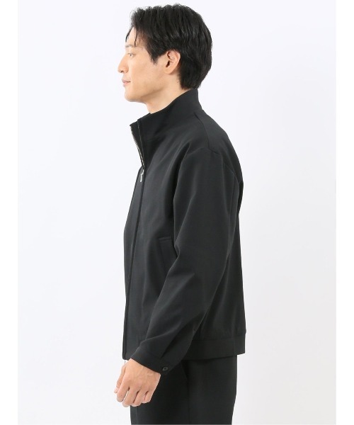 TAKA-Q（タカキュー）の「【ストレッチ ウォッシャブル】タカキュー カットツイル スタンドZIPアウター(セットアップ可能)（セットアップ・メンズ・ブラウン/ネイビー/ブラック・MEDIUM/LARGE/X-LARGE）」の19枚目の写真