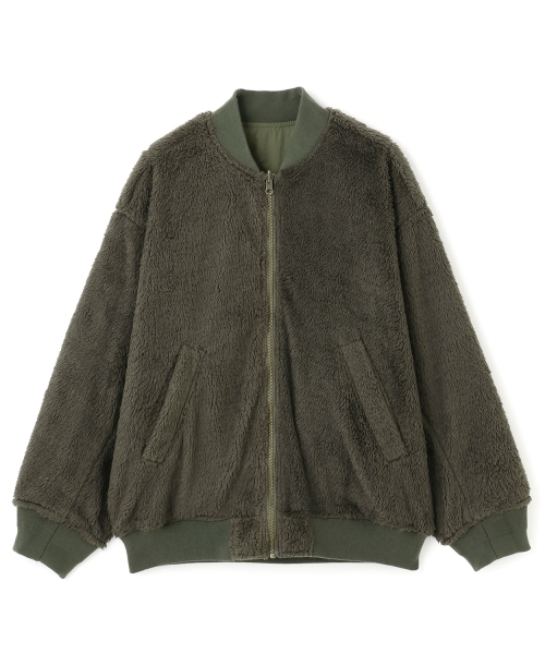 GLAZOS（グラソス）の「【リバーシブル】MA-1（ブルゾン・キッズ・ブラック/カーキ・150cm/170cm/160cm）」の4枚目の写真