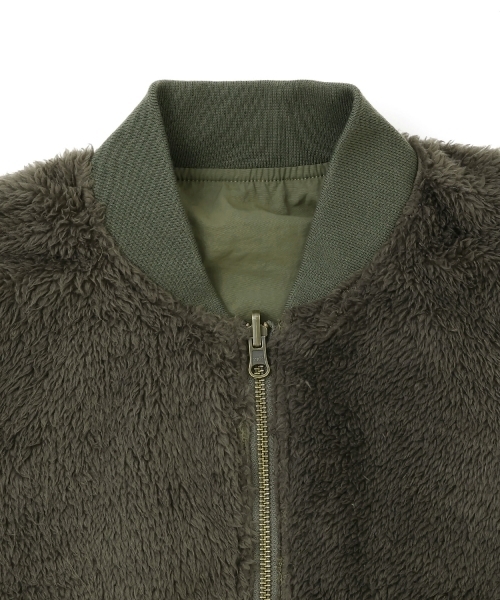 GLAZOS（グラソス）の「【リバーシブル】MA-1（ブルゾン・キッズ・ブラック/カーキ・150cm/170cm/160cm）」の12枚目の写真