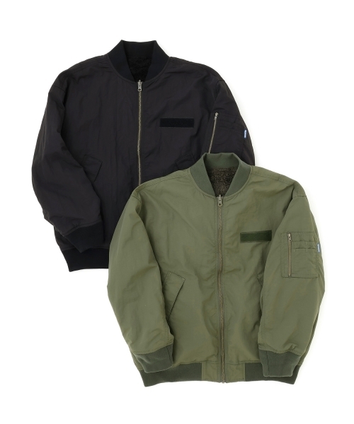 GLAZOS（グラソス）の「【リバーシブル】MA-1（ブルゾン・キッズ・ブラック/カーキ・150cm/170cm/160cm）」の17枚目の写真