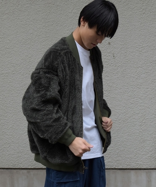 GLAZOS（グラソス）の「【リバーシブル】MA-1（ブルゾン・キッズ・ブラック/カーキ・150cm/170cm/160cm）」の21枚目の写真