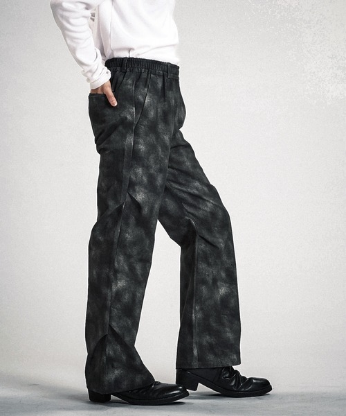 NO ID.（ノーアイディ）の「【NO ID.】Wide-Leg Tuck Trousers / ワイド レッグ タック トラウザーズ（その他パンツ・メンズ・ブラック系その他/その他23/ブラック・2/1）」の19枚目の写真