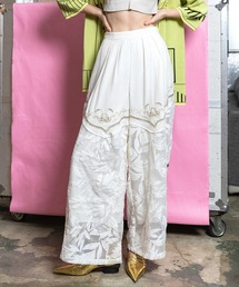 AULA AILA | 【セットアップ着用可】カットワークエンブロイダリーパンツ(その他パンツ)