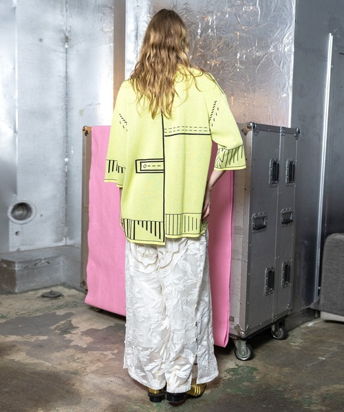 AULA AILA(アウラアイラ)の「【セットアップ着用可】カットワークエンブロイダリーパンツ(その他パンツ・レディース・オフホワイト/グレイッシュベージュ/ブラック・0/1)」の9枚目の写真