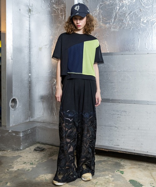 AULA AILA(アウラアイラ)の「【セットアップ着用可】カットワークエンブロイダリーパンツ(その他パンツ・レディース・オフホワイト/グレイッシュベージュ/ブラック・0/1)」の21枚目の写真