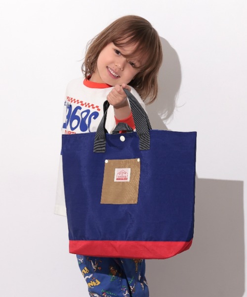 Ocean&Ground（オーシャン&グラウンド）の「ﾚｯｽﾝBAG MULTI（トートバッグ・キッズ・ライトパープル/ベージュ/ブルー/ライトグレー/ライトピンク/ライトブルー/エメラルド・FREE）」の5枚目の写真