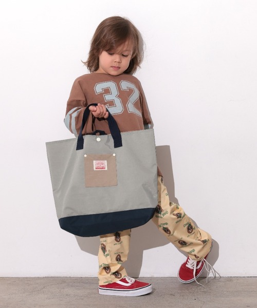 Ocean&Ground（オーシャン&グラウンド）の「ﾚｯｽﾝBAG MULTI（トートバッグ・キッズ・ライトパープル/ベージュ/ブルー/ライトグレー/ライトピンク/ライトブルー/エメラルド・FREE）」の12枚目の写真