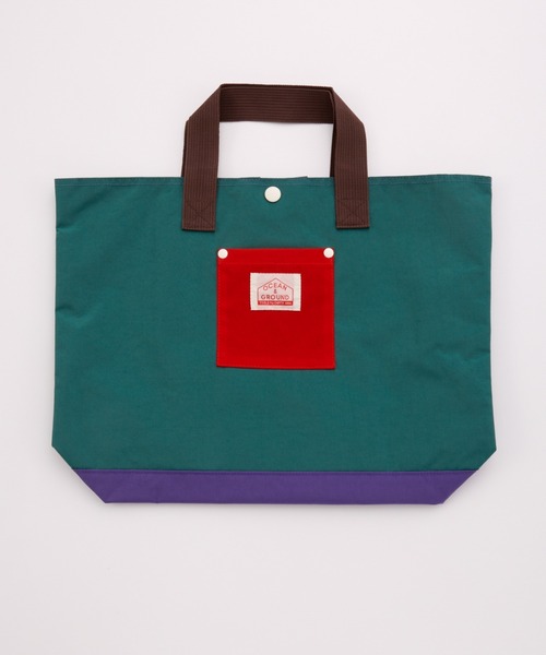 Ocean&Ground（オーシャン&グラウンド）の「ﾚｯｽﾝBAG MULTI（トートバッグ・キッズ・ライトパープル/ベージュ/ブルー/ライトグレー/ライトピンク/ライトブルー/エメラルド・FREE）」の16枚目の写真