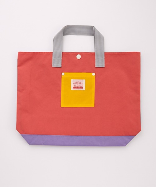 Ocean&Ground（オーシャン&グラウンド）の「ﾚｯｽﾝBAG MULTI（トートバッグ・キッズ・ライトパープル/ベージュ/ブルー/ライトグレー/ライトピンク/ライトブルー/エメラルド・FREE）」の18枚目の写真