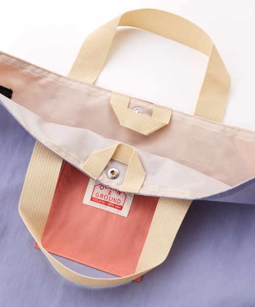 Ocean&Ground（オーシャン&グラウンド）の「ﾚｯｽﾝBAG MULTI（トートバッグ・キッズ・ライトパープル/ベージュ/ブルー/ライトグレー/ライトピンク/ライトブルー/エメラルド・FREE）」の22枚目の写真