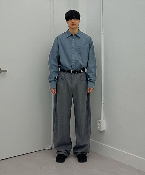 Millo Archive（ミロ アーカイブ）の「ウォッシュドカチオンシャツ[ヴィンテージパープル]（シャツ/ブラウス・メンズ・その他・X-LARGE/MEDIUM/LARGE）」の14枚目の写真