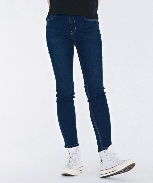 CHASECULT(チェイスカルト)の「女性Dトーンバンディングスキニージーンズパンツ-CARG2363B04(デニムパンツ・レディース・ネイビー・67/70/74/76)」の2枚目の写真