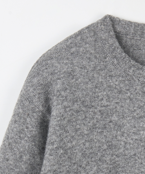 NODU（ノードユー）の「デイリープレインヘンリーネックニット[グレー]（ニット/セーター・メンズ・その他・MEDIUM/LARGE）」の10枚目の写真