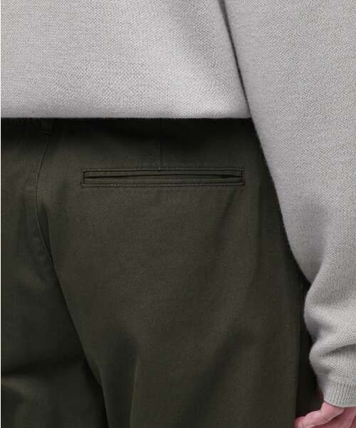 MUSINSA STANDARD（ムシンサスタンダード）の「ワンタックレギュラーフィットCcinoパンツ[カーキ]（その他パンツ・メンズ・その他・26/27/28/29/30/31/32/33/34/36/38/40/42）」の14枚目の写真