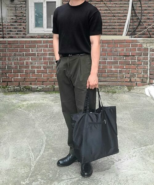MUSINSA STANDARD（ムシンサスタンダード）の「ワンタックレギュラーフィットCcinoパンツ[カーキ]（その他パンツ・メンズ・その他・26/27/28/29/30/31/32/33/34/36/38/40/42）」の10枚目の写真