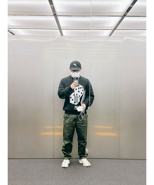 MUSINSA STANDARD（ムシンサスタンダード）の「ワンタックレギュラーフィットCcinoパンツ[カーキ]（その他パンツ・メンズ・その他・26/27/28/29/30/31/32/33/34/36/38/40/42）」の4枚目の写真
