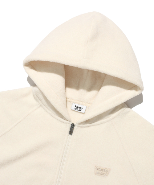 Wacky WiLLy（ワッキーウィリー）の「フリースフードハーフジップクリーム（パーカー・レディース・その他・SMALL/MEDIUM/LARGE/X-LARGE）」の4枚目の写真