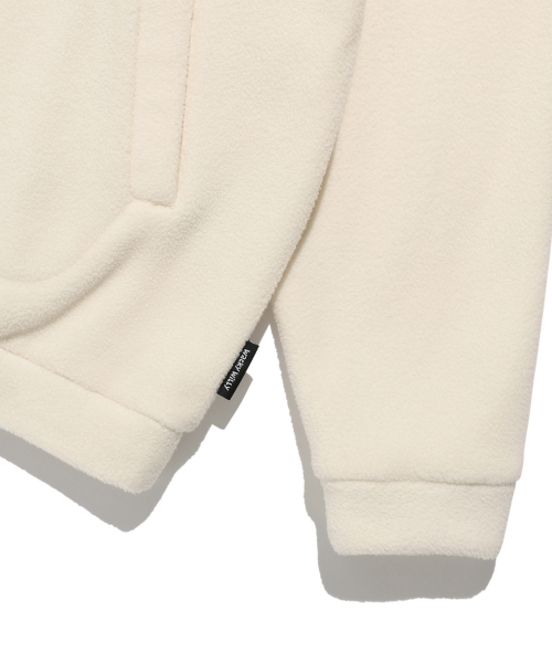 Wacky WiLLy（ワッキーウィリー）の「フリースフードハーフジップクリーム（パーカー・レディース・その他・SMALL/MEDIUM/LARGE/X-LARGE）」の6枚目の写真