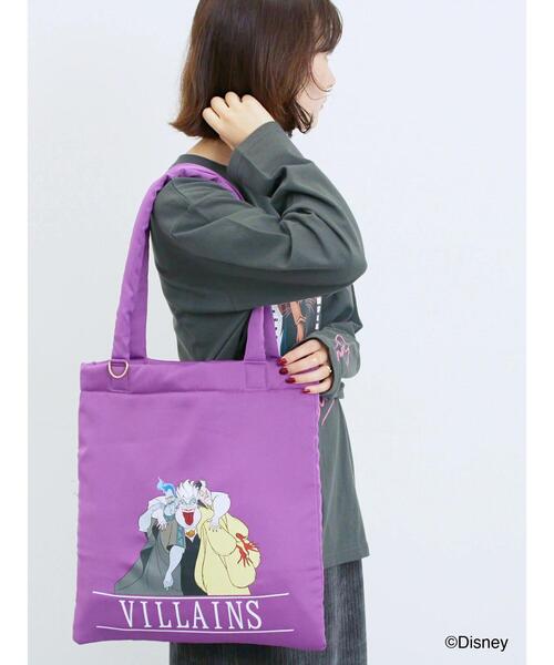 Samansa Mos2 blue（サマンサモスモスブルー）の「【Disney】ヴィランズ/トートバッグ（ハンドバッグ・レディース・パープル/ブラック/オフホワイト・F）」の16枚目の写真