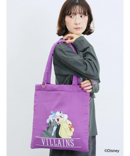 Samansa Mos2 blue（サマンサモスモスブルー）の「【Disney】ヴィランズ/トートバッグ（ハンドバッグ・レディース・パープル/ブラック/オフホワイト・F）」の17枚目の写真