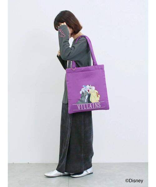 Samansa Mos2 blue（サマンサモスモスブルー）の「【Disney】ヴィランズ/トートバッグ（ハンドバッグ・レディース・パープル/ブラック/オフホワイト・F）」の18枚目の写真