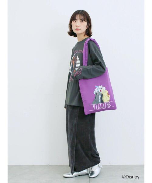 Samansa Mos2 blue（サマンサモスモスブルー）の「【Disney】ヴィランズ/トートバッグ（ハンドバッグ・レディース・パープル/ブラック/オフホワイト・F）」の19枚目の写真