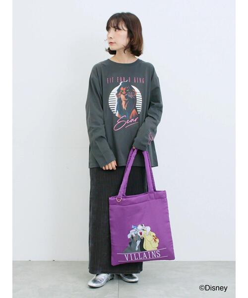 Samansa Mos2 blue（サマンサモスモスブルー）の「【Disney】ヴィランズ/トートバッグ（ハンドバッグ・レディース・パープル/ブラック/オフホワイト・F）」の21枚目の写真