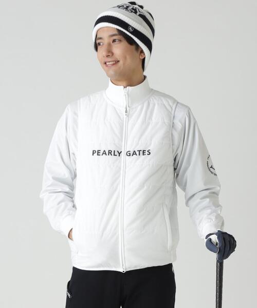 PEARLY GATES(パーリーゲイツ)の「【PEARLY GATES】PGisPG Nyリップストップ_タフレックス×サーモトロン(ブルゾン・メンズ・ネイビー/ホワイト/グレー/ブルー・SMALL/MEDIUM/LARGE/X-LARGE/XX-LARGE)」の2枚目の写真