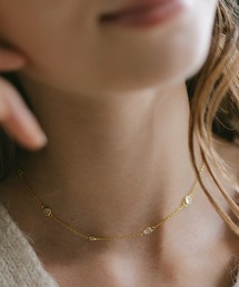 Ops. | ネックレス ゴールド チェーン 天然石 レディース シルバー925 【quinelle クィネル】(ネックレス)