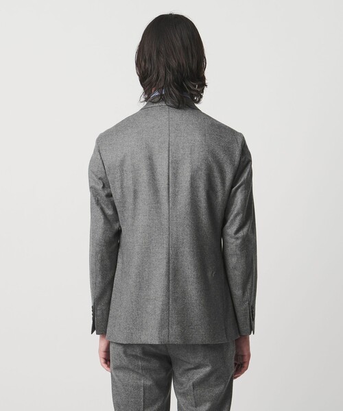 UNITED ARROWS（ユナイテッドアローズ）の「ストレッチフランネル シングル2ボタン テーラードジャケット COMFORT EASY-MODEL ヨコストレッチ（セットアップ・メンズ・グレー系/ネイビー・52/44/46/48/50）」の8枚目の写真