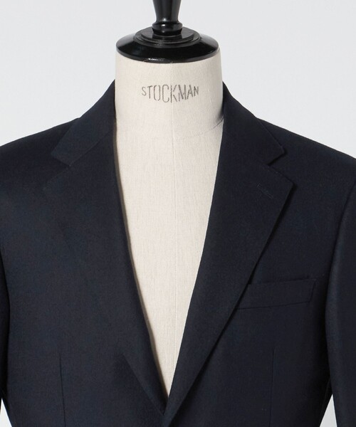 UNITED ARROWS（ユナイテッドアローズ）の「ストレッチフランネル シングル2ボタン テーラードジャケット COMFORT EASY-MODEL ヨコストレッチ（セットアップ・メンズ・グレー系/ネイビー・52/44/46/48/50）」の10枚目の写真