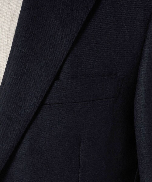 UNITED ARROWS（ユナイテッドアローズ）の「ストレッチフランネル シングル2ボタン テーラードジャケット COMFORT EASY-MODEL ヨコストレッチ（セットアップ・メンズ・グレー系/ネイビー・52/44/46/48/50）」の14枚目の写真