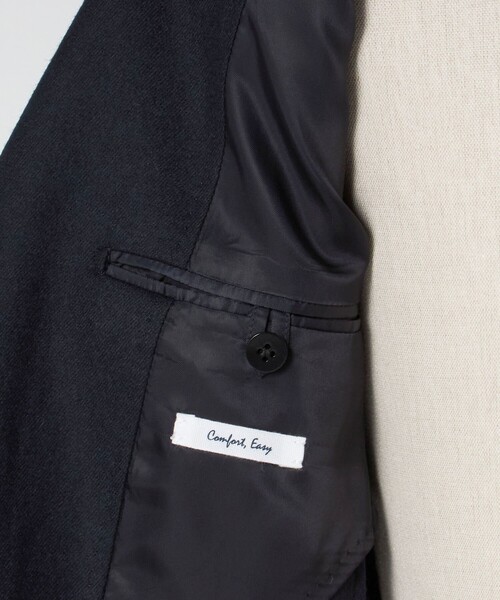 UNITED ARROWS（ユナイテッドアローズ）の「ストレッチフランネル シングル2ボタン テーラードジャケット COMFORT EASY-MODEL ヨコストレッチ（セットアップ・メンズ・グレー系/ネイビー・52/44/46/48/50）」の17枚目の写真