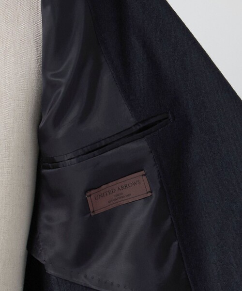 UNITED ARROWS（ユナイテッドアローズ）の「ストレッチフランネル シングル2ボタン テーラードジャケット COMFORT EASY-MODEL ヨコストレッチ（セットアップ・メンズ・グレー系/ネイビー・52/44/46/48/50）」の18枚目の写真