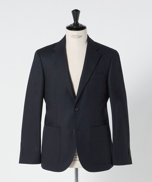 UNITED ARROWS（ユナイテッドアローズ）の「ストレッチフランネル シングル2ボタン テーラードジャケット COMFORT EASY-MODEL ヨコストレッチ（セットアップ・メンズ・グレー系/ネイビー・52/44/46/48/50）」の22枚目の写真