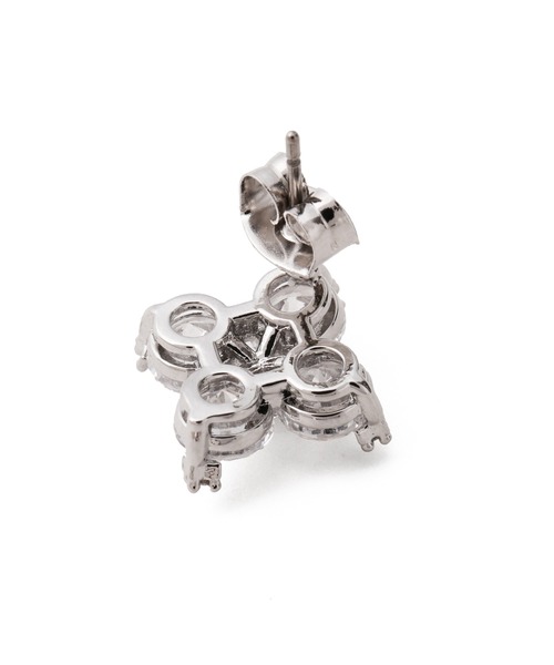 JILL by JILL STUART（ジルバイジルスチュアート）の「◇Cubic 大粒クローバーピアス（ピアス（両耳用）・レディース・シルバー・FREE）」の8枚目の写真