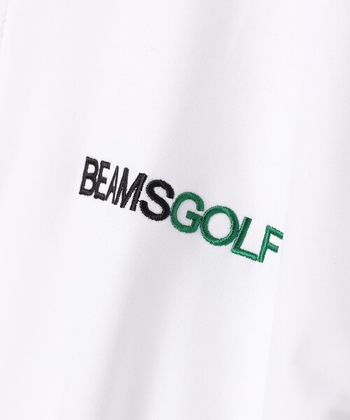 BEAMS GOLF(ビームスゴルフ)の「ORANGE LABEL / USシリーズ SQR エアシャット ストレッチ 2WAYブルゾン(撥水・防風)(ブルゾン・メンズ・ネイビー/ホワイト/ブラック・XL/L/M/S)」の17枚目の写真
