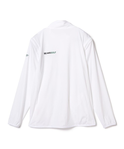 BEAMS GOLF(ビームスゴルフ)の「ORANGE LABEL / USシリーズ SQR エアシャット ストレッチ 2WAYブルゾン(撥水・防風)(ブルゾン・メンズ・ネイビー/ホワイト/ブラック・XL/L/M/S)」の18枚目の写真