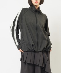 gomme（ゴム）の「フリルラインポンチブルゾン（ブルゾン）」