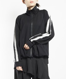 gomme（ゴム）の「フリルラインポンチブルゾン（ブルゾン）」