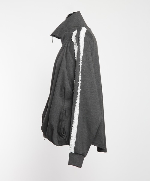 gomme（ゴム）の「フリルラインポンチブルゾン（ブルゾン・レディース・ブラック/チャコールグレー・MEDIUM）」の14枚目の写真