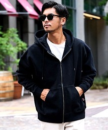 CavariA（キャバリア）の「『CavariA/キャバリア』USAコットンヘビーウェイトZIPパーカー（パーカー・メンズ）」